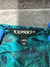 Express 100% Polyester Teal 3/4 Sleeve Blouse Size S - photo 7