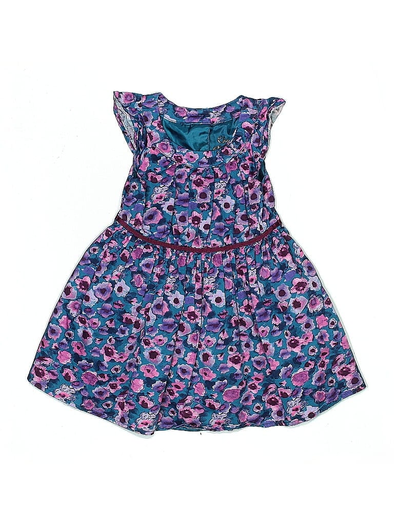 Pre-owned Cherokee Kids' Dress In Blue