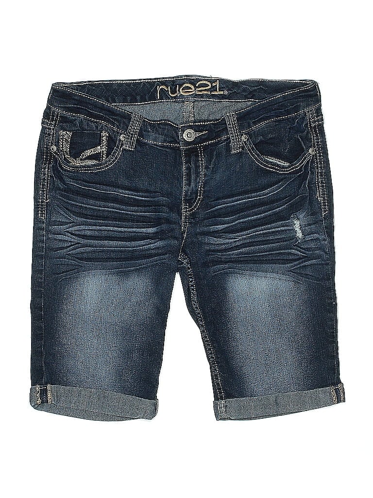 RUE21 Pre-owned Denim Shorts In Blue