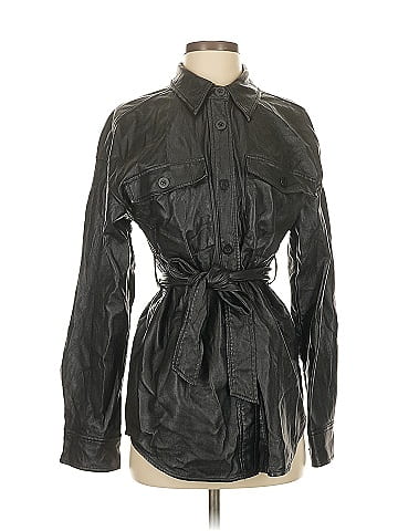 Babaton Faux Leather Top (view 1)