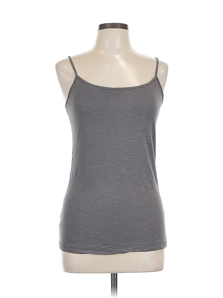 Pre-owned Ann Taylor Loft Outlet Tank Top Gray Strapless Neckline Tops