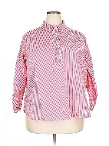 Norm Thompson 3/4 Sleeve Button-Down Shirt (view 1)
