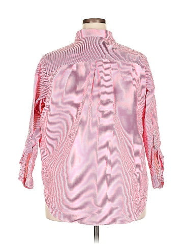 Norm Thompson 3/4 Sleeve Button-Down Shirt (view 2)