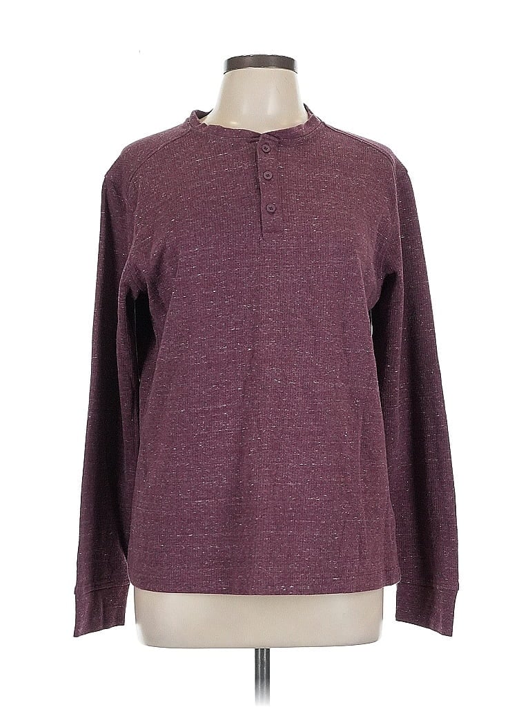 Pre-owned Assorted Brands Pullover Sweater In Burgundy