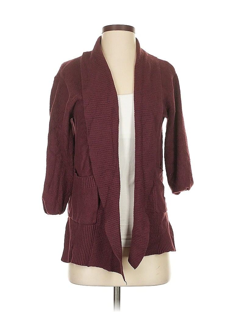 Pre-owned Rachel Zoe Tjx Cardigan Sweater In Burgundy
