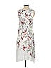 JM Collection 100% Rayon Print White Casual Dress Size S - photo 2