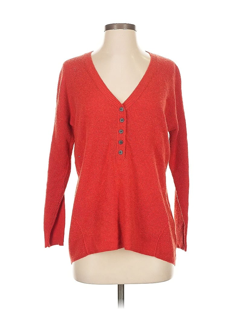 Pre-owned Madewell Cardigan Sweater In Red