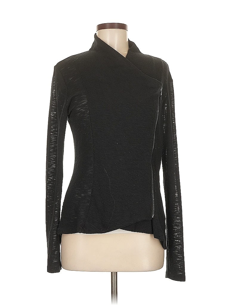 Pre-owned Laila Jayde Cardigan Sweater In Black