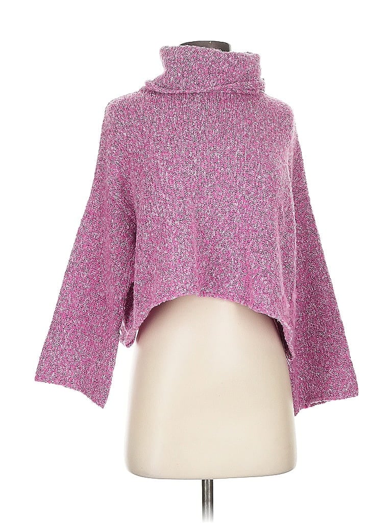 Pre-owned Sincerely Jules Poncho In Pink