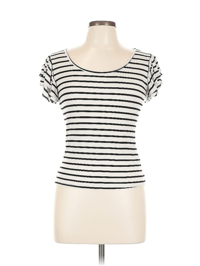 Pre-owned Assorted Brands Short Sleeve T-shirt In White