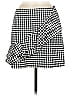 New Look Checkered-gingham Black Casual Skirt Size 8 (petite) - photo 1