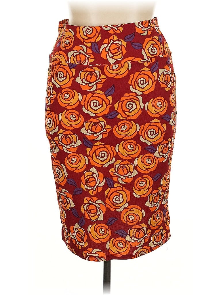 LULAROE Pre-owned Formal Skirt In Orange