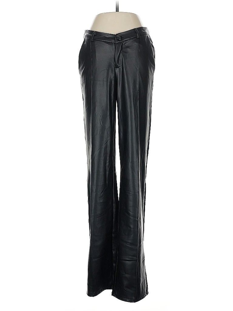 Click to view more detailed imagery on our partner's website Pre-owned Forever 21 Faux Leather Pants In Black