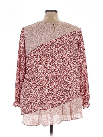 LOGO by Lori Goldstein Long Sleeve Blouse (view 2)
