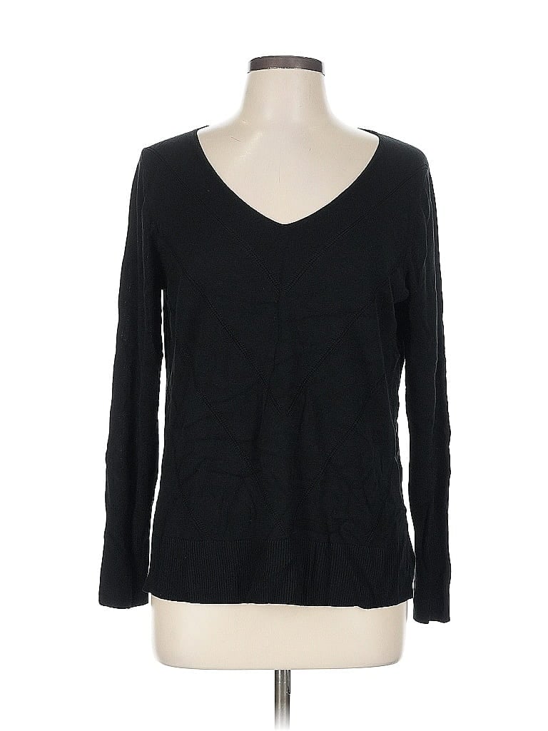 Pre-owned Lulus Long Sleeve Top Blue V Neck Tops