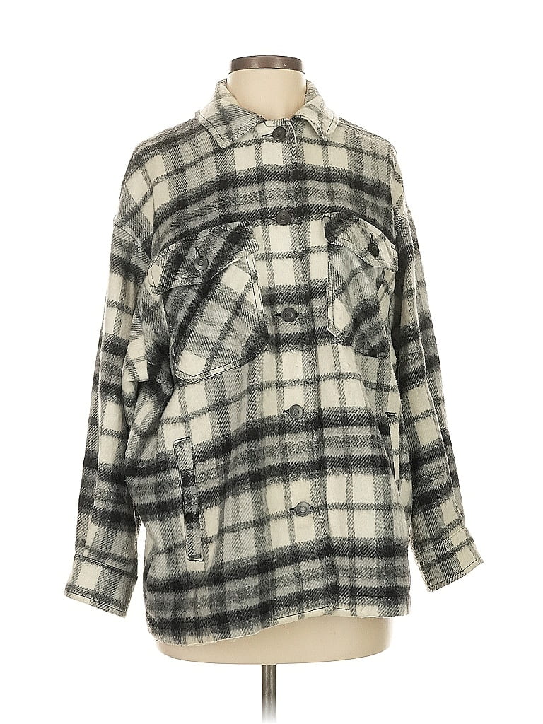 Pre-owned Zara Coat In White