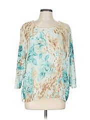 Alfred Dunner 3/4 Sleeve Blouse