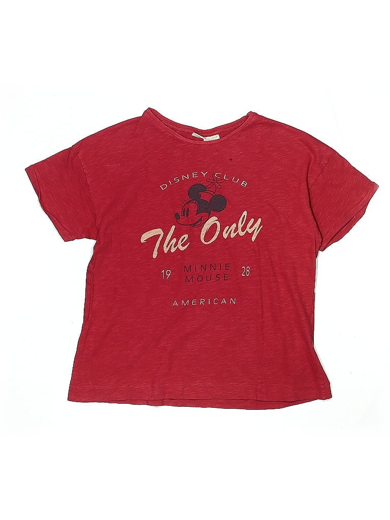 Pre-owned Zara Kids' Short Sleeve T-shirt In Red