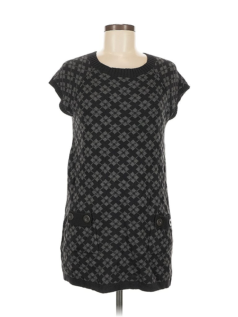 Pre-owned Style & Co Casual Dress In Black