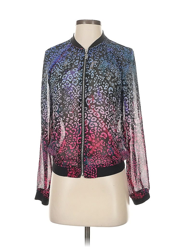 Pre-owned Juicy Couture Long Sleeve Blouse In Purple