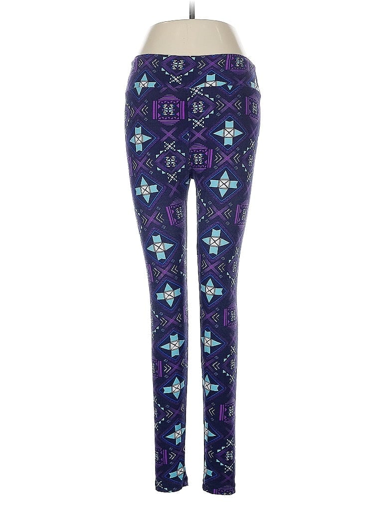 Pre-owned Lularoe Leggings In Purple
