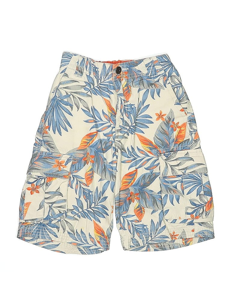 Pre-owned Hanna Andersson Kids' Board Shorts In White