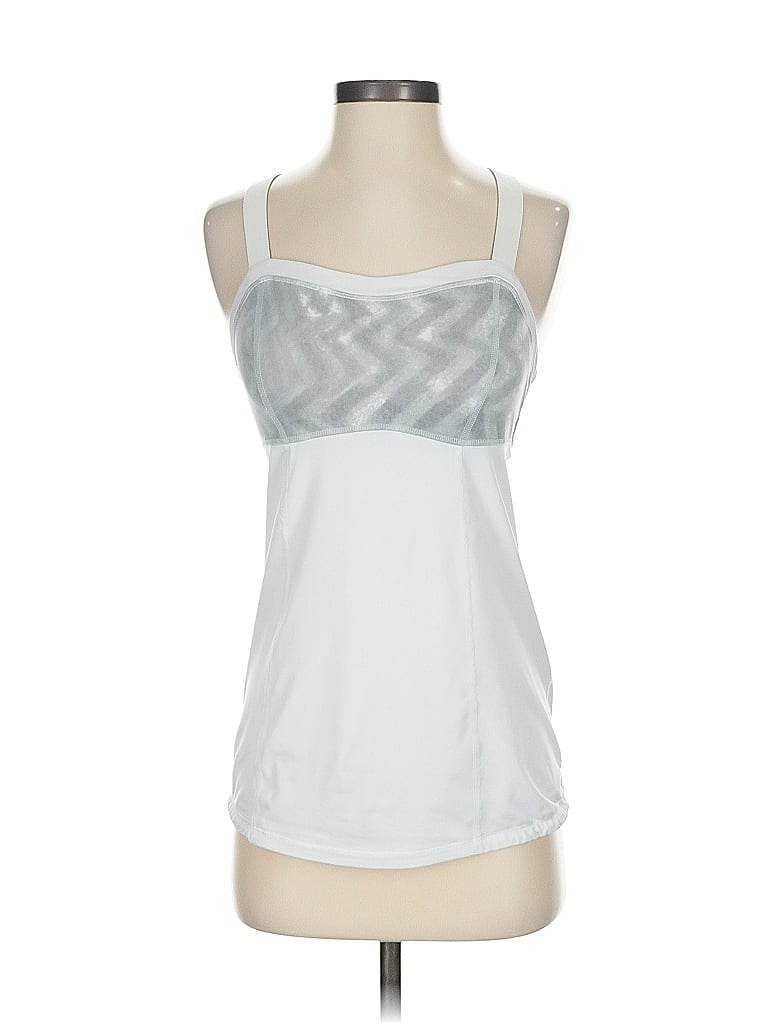 Click to view more detailed imagery on our partner's website Pre-owned Lululemon Athletica Tank Top Ivory Strapless Neckline Tops In White