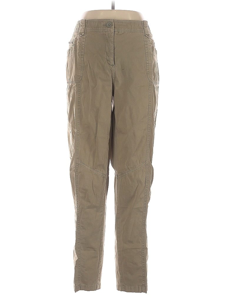 Pre-owned Chico's Cargo Pants In Brown