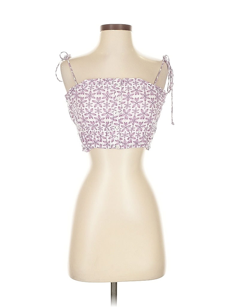 Pre-owned Aerie Tube Top Pink Strapless Neckline Tops