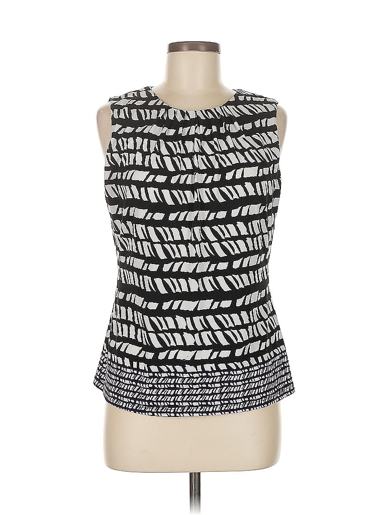 Pre-owned Calvin Klein Tank Top Black Strapless Neckline Tops