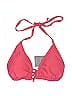 Assorted Brands 100% Nylon Solid Red Swimsuit Top Size L - photo 1