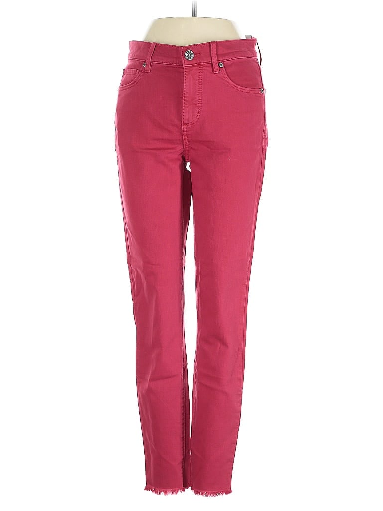 Pre-owned Ann Taylor Loft Jeans In Pink