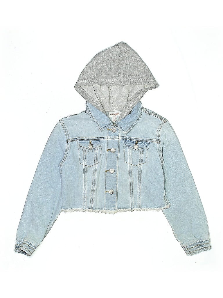 Pre-owned Cat & Jack Kids' Denim Jacket In Blue