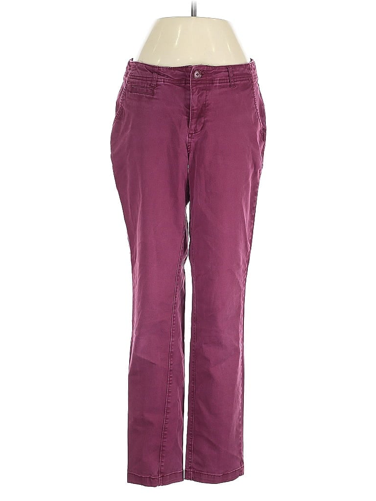 Pre-owned A New Day Casual Pants In Burgundy