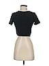Zara Black Short Sleeve Turtleneck Size S - photo 1