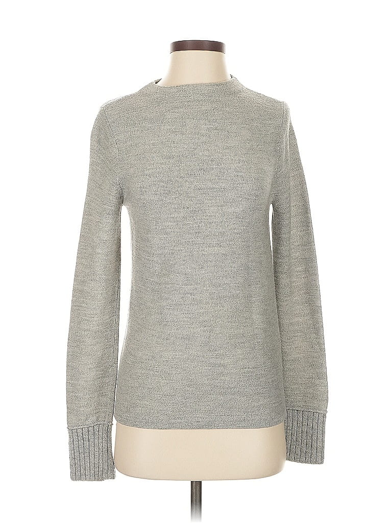Pre-owned Club Monaco Wool Pullover Sweater In Gray