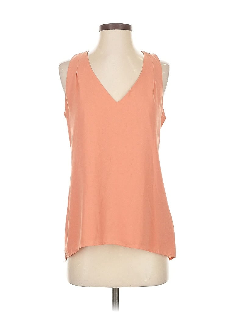 BANANA REPUBLIC Pre-owned Sleeveless Blouse In Orange