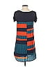 Francesca's 100% Polyester Color Block Blue Black Casual Dress Size S - photo 2