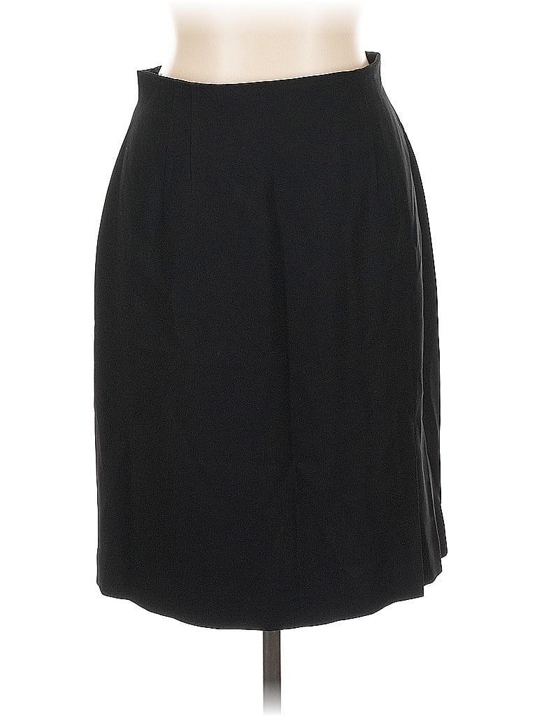 Pre-owned Evan Picone Formal Skirt In Black
