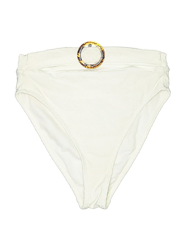 Pre-owned Xhilaration Swimsuit Bottoms In White