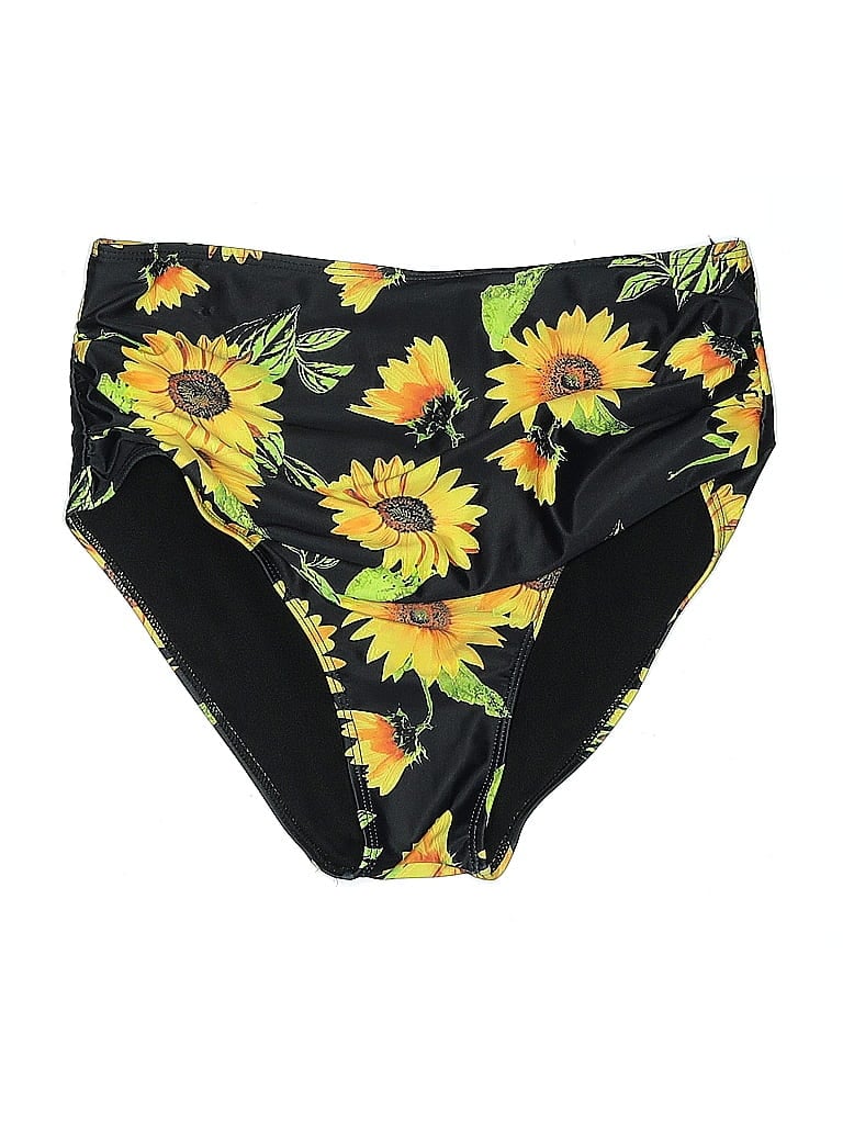 Pre-owned Unbranded Swimsuit Bottoms In Yellow