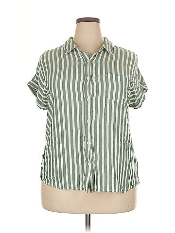 Cosmic Blue Love Short Sleeve Blouse (view 1)
