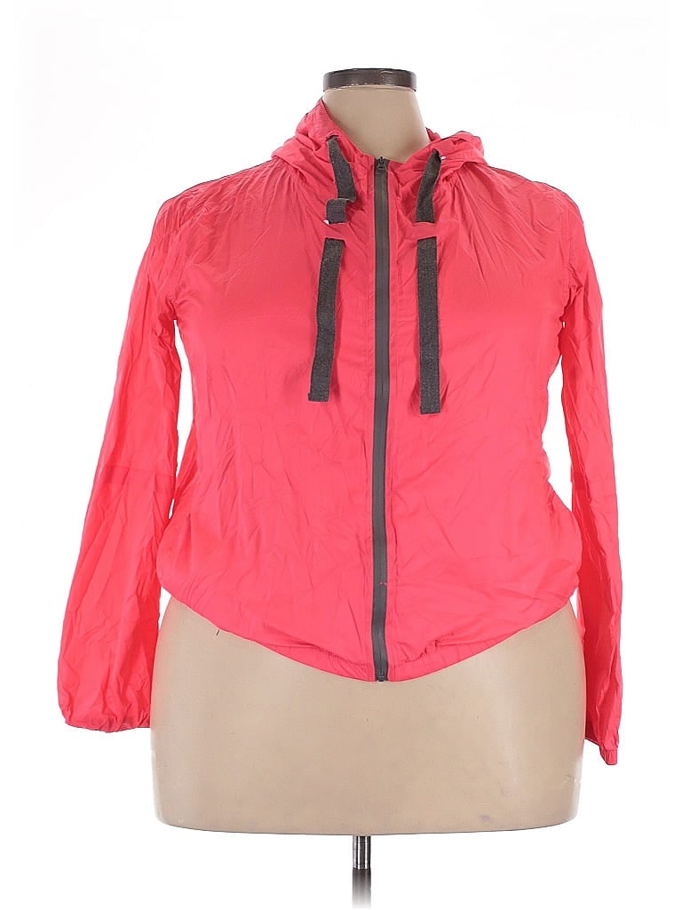Pre-owned Zyia Active Jacket In Red