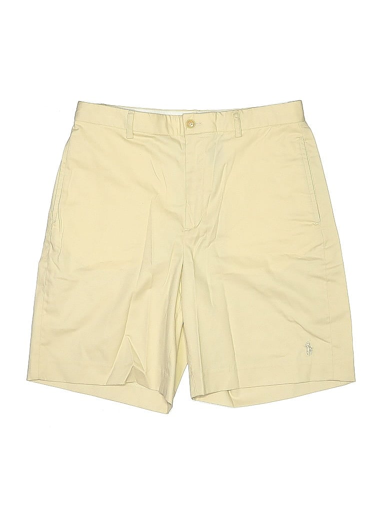 Pre-owned Ralph Lauren Golf Khaki Shorts In Yellow