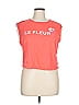 Sundry 100% Cotton Orange Sleeveless T-Shirt Size XL - photo 1