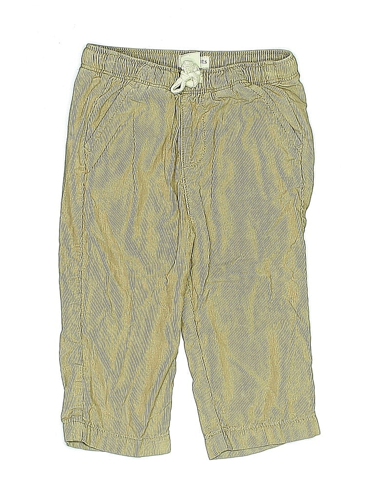 Pre-owned Crewcuts Outlet Kids' Khaki Pant In Yellow