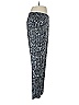 Nic + Zoe 100% Polyester Houndstooth Blue Casual Pants Size 6 - photo 4