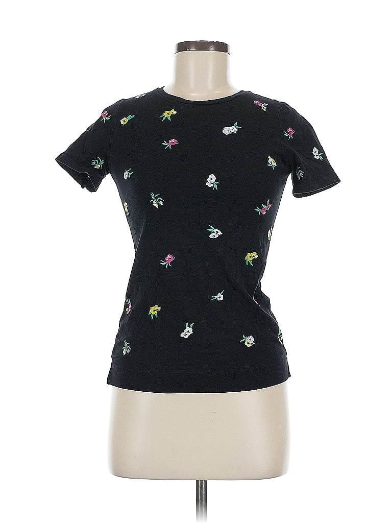 Pre-owned Ann Taylor Short Sleeve T-shirt In Black
