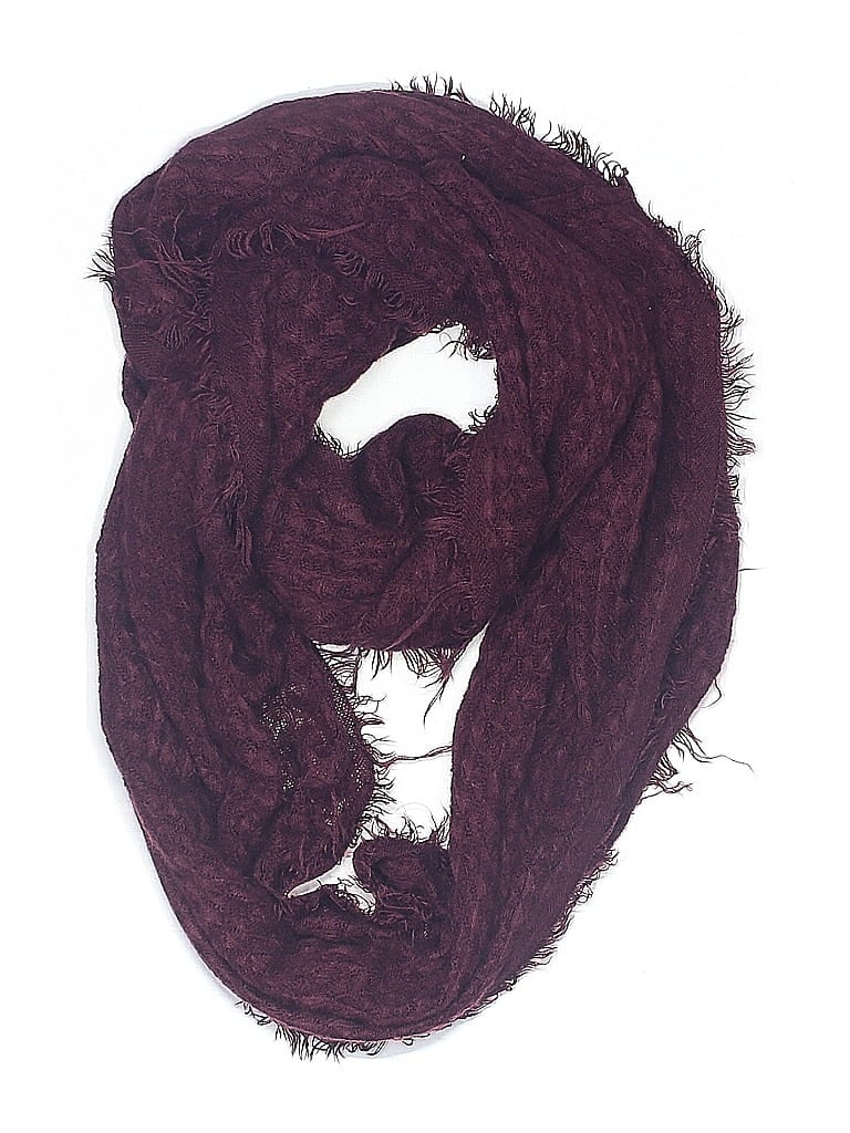 Pre-owned Unbranded Scarf In Burgundy