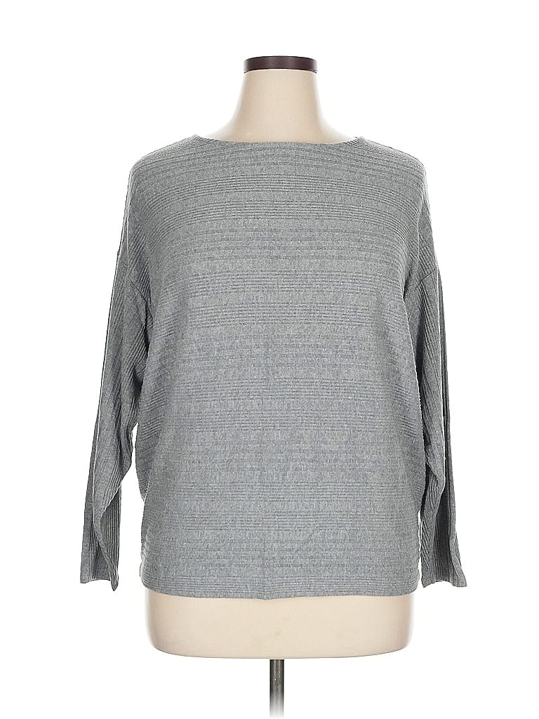 Pre-owned Simply Vera Vera Wang Pullover Sweater In Gray